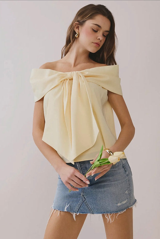 MARIANA BOW BLOUSE